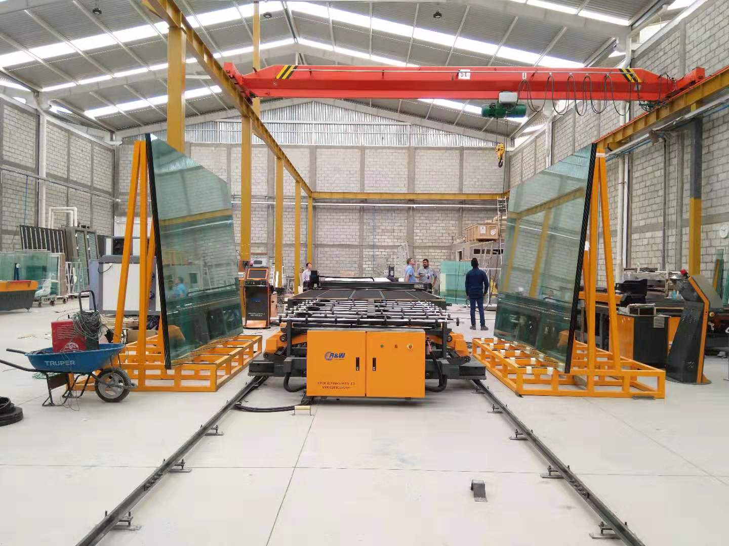 Glass cutting table customer case 2019- Mexico