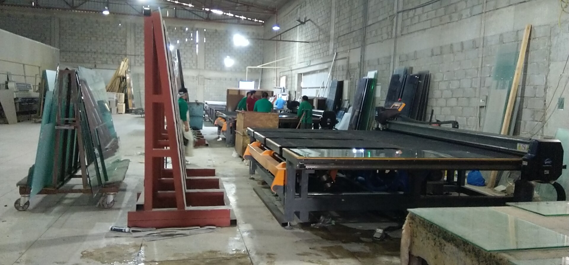 Glass cutting machine customer case 2019- Kuwait